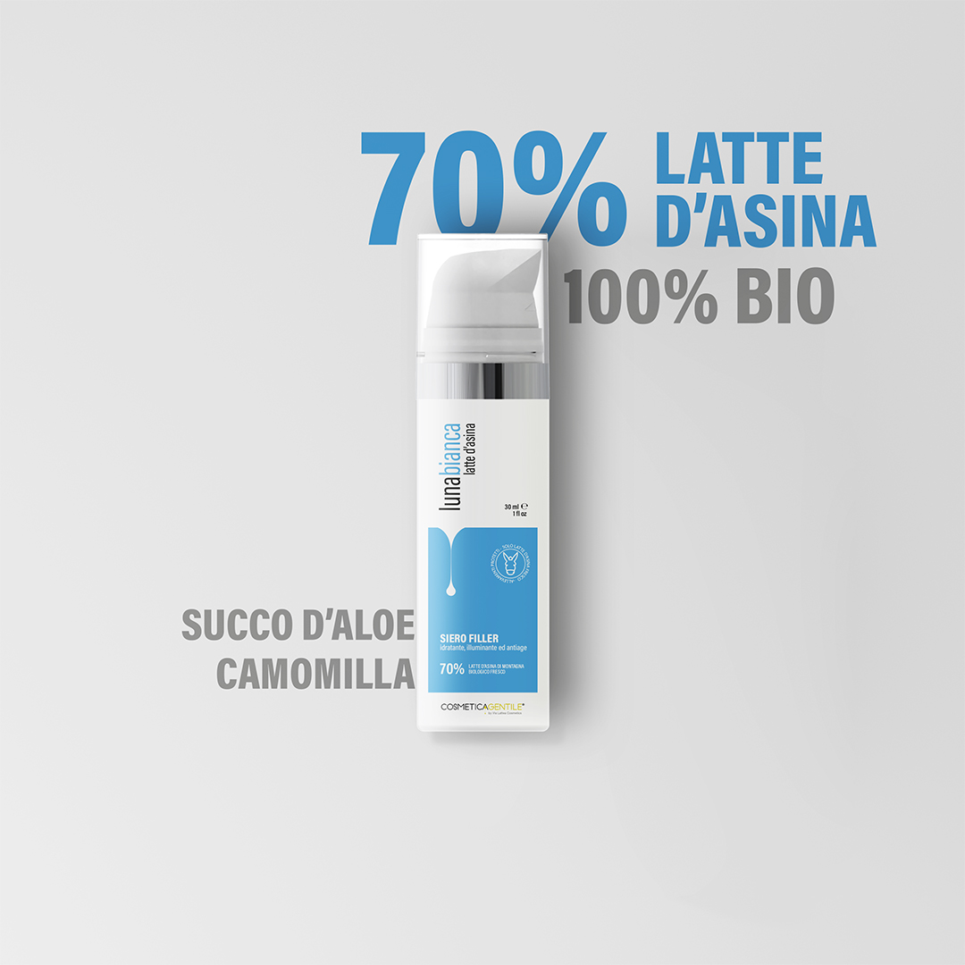 Siero filler latte d'asina 70% Luna Bianca